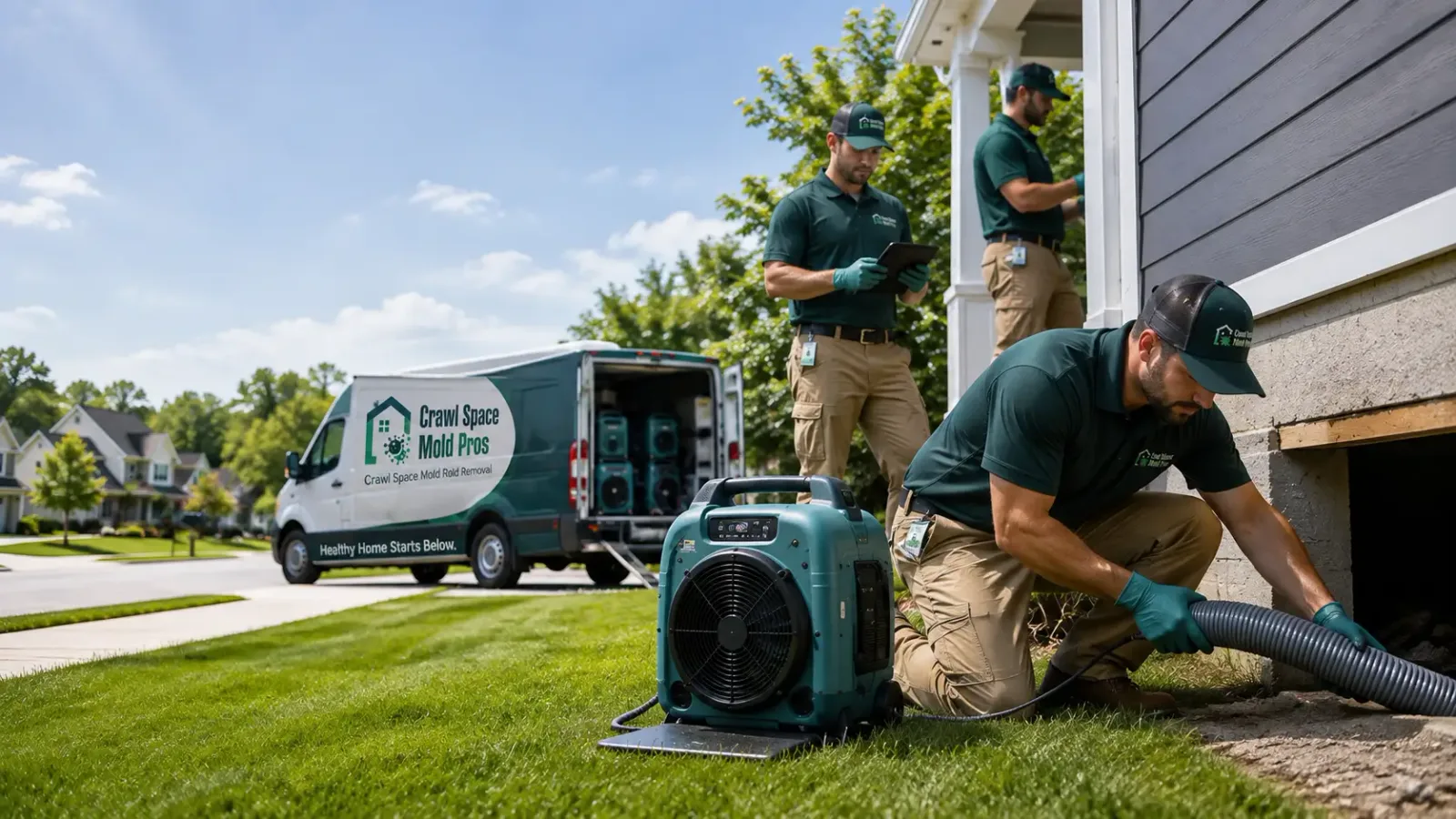 Crawl Space Mold Removal in Saint David, IL